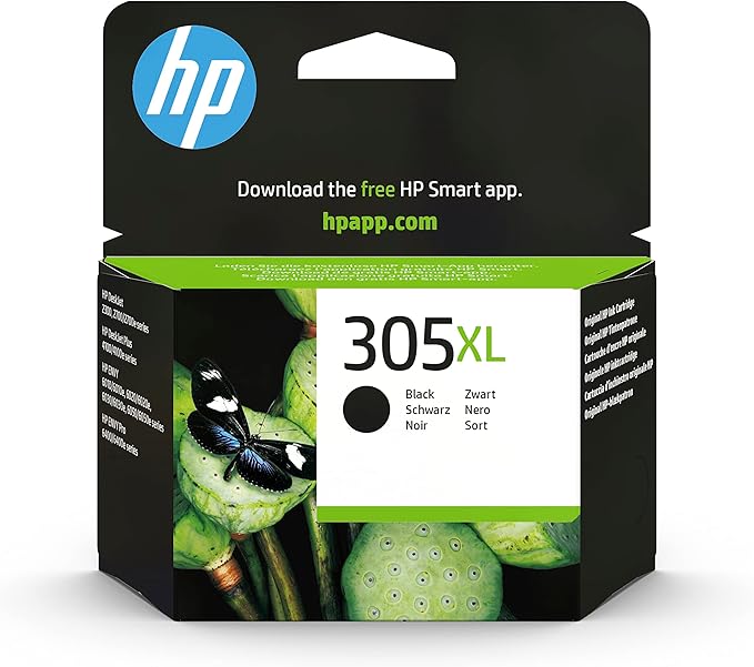 HP 305XL (3YM62AE) Original Druckerpatrone Schwarz mit hoher Reichweite für HP DeskJet 27xx, 41xx, HP ENVY 60xx, 64xx , 1er Pack