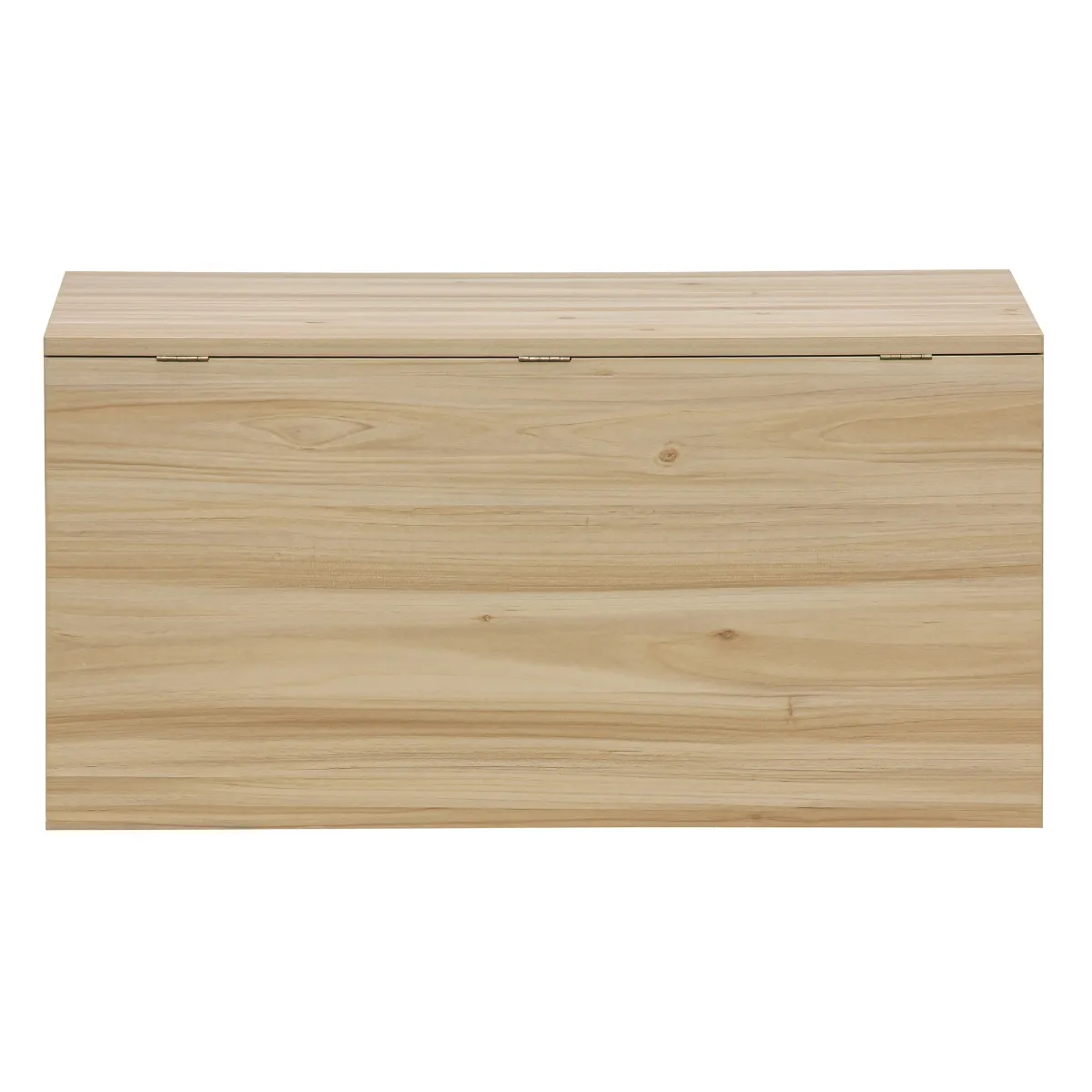 Pegane Coffre de rangement - Pin & Rotin