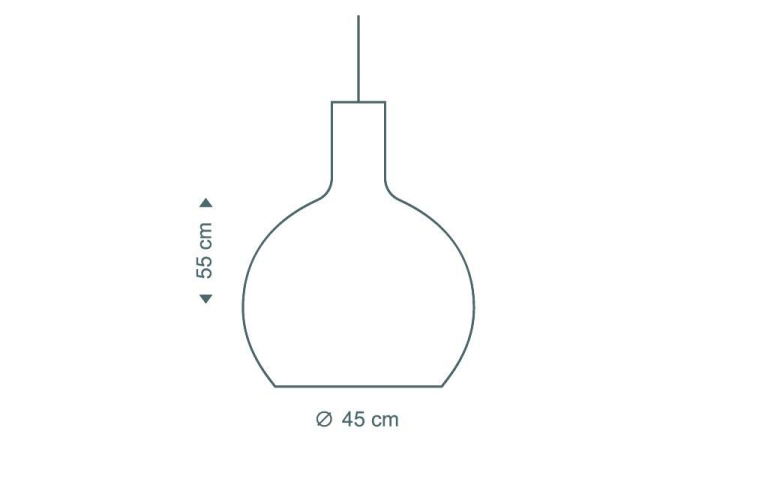 Secto Design Octo Small 4241 hanglamp Ø45 naturel berk