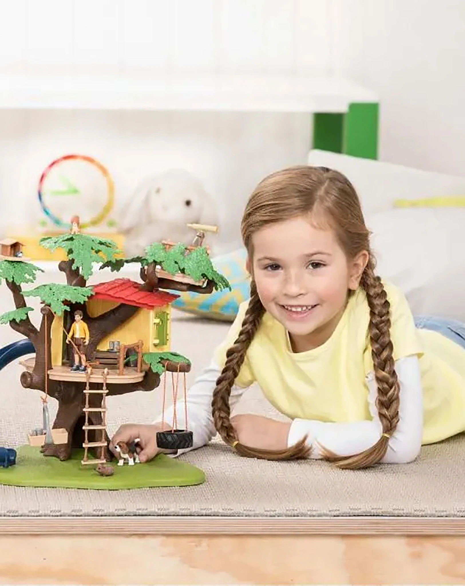 schleich® 42408 Farm World – Abenteuer Baumhaus