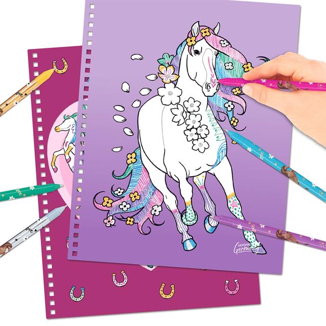Kleurboek Miss Melody Create Your Glitter Horse