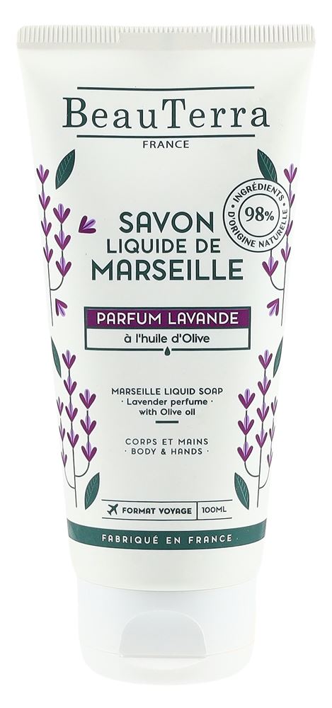 BEAUTERRA Flüssigseife Marseille liq Lavendel Tb 100 ml