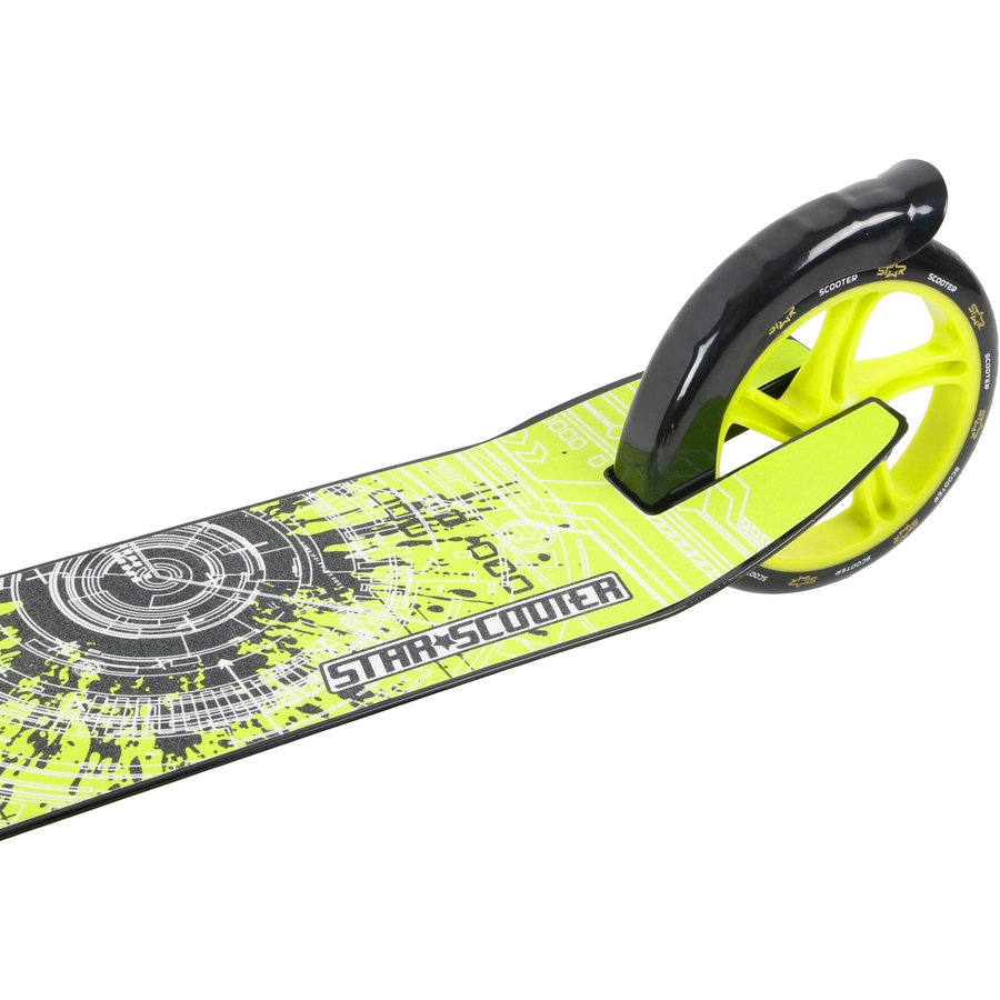 Star Scooter Roller 205mm XXL Trittbrett schwarz, grün