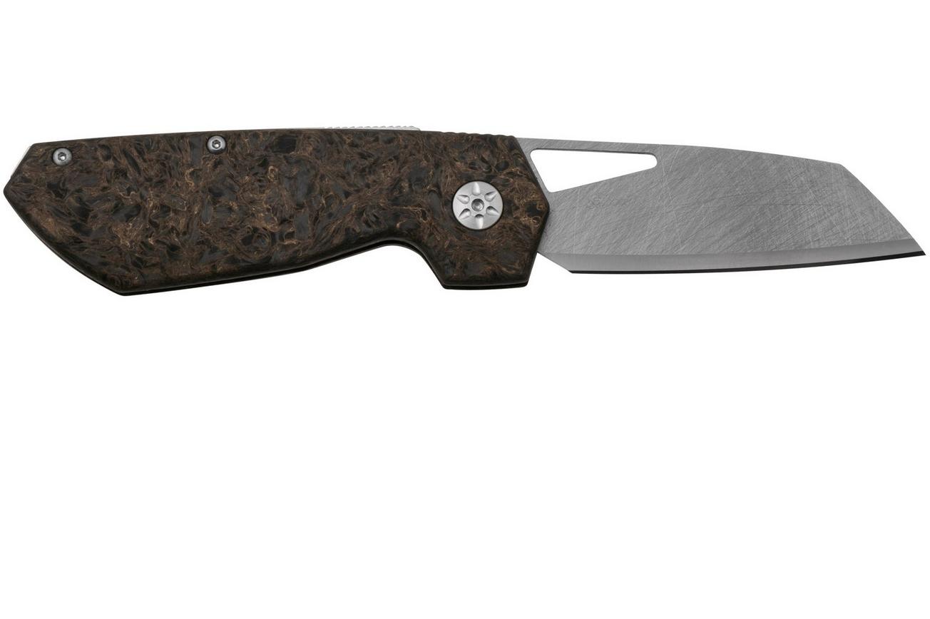 Maserin W1, 373-WTG, Tungsten, Gold Fatcarbon, zakmes, Atillio Morotti design