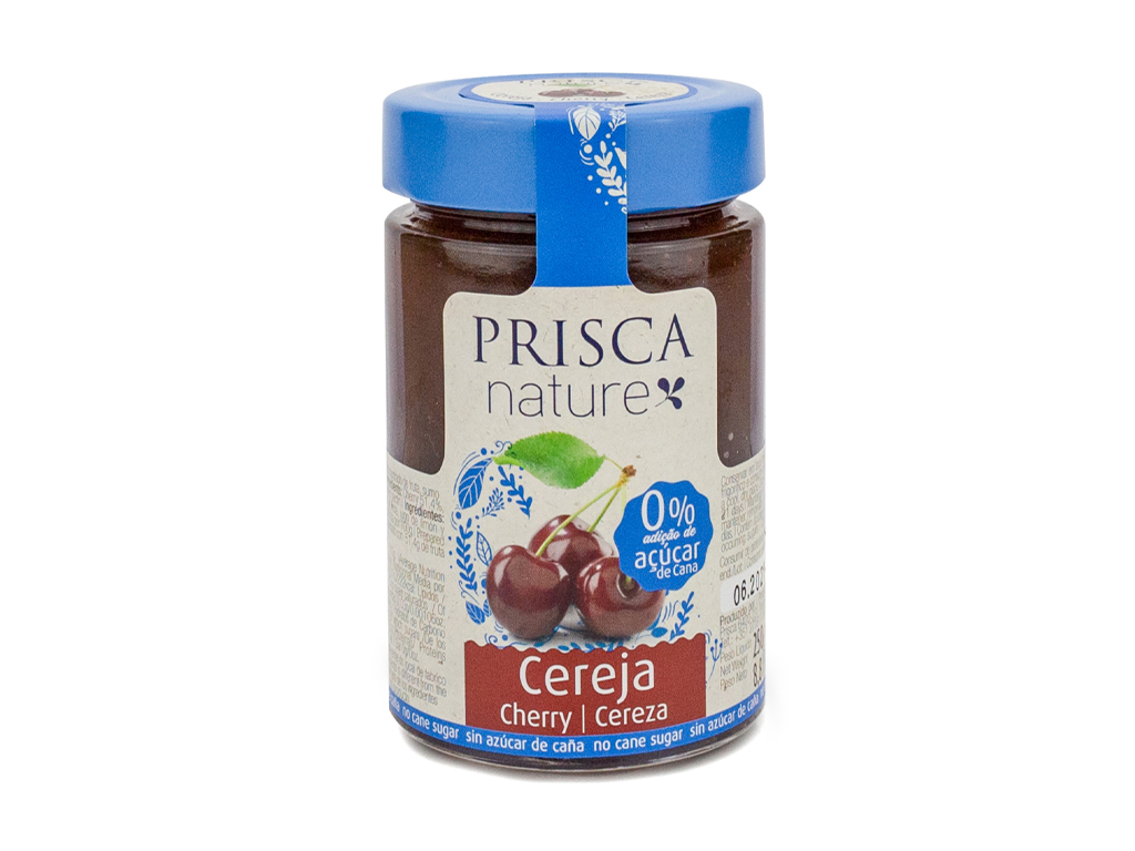 DOCE CASA DA PRISCA DE CEREJA SEM ADIÇÃO DE AÇÚCAR 250G