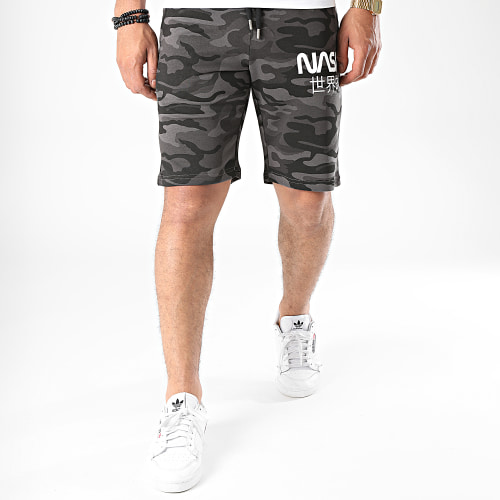 Short Jogging Japan Camo Noir