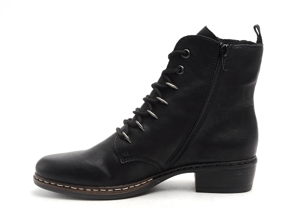 Rieker boots bottine plates femme y0800 noir