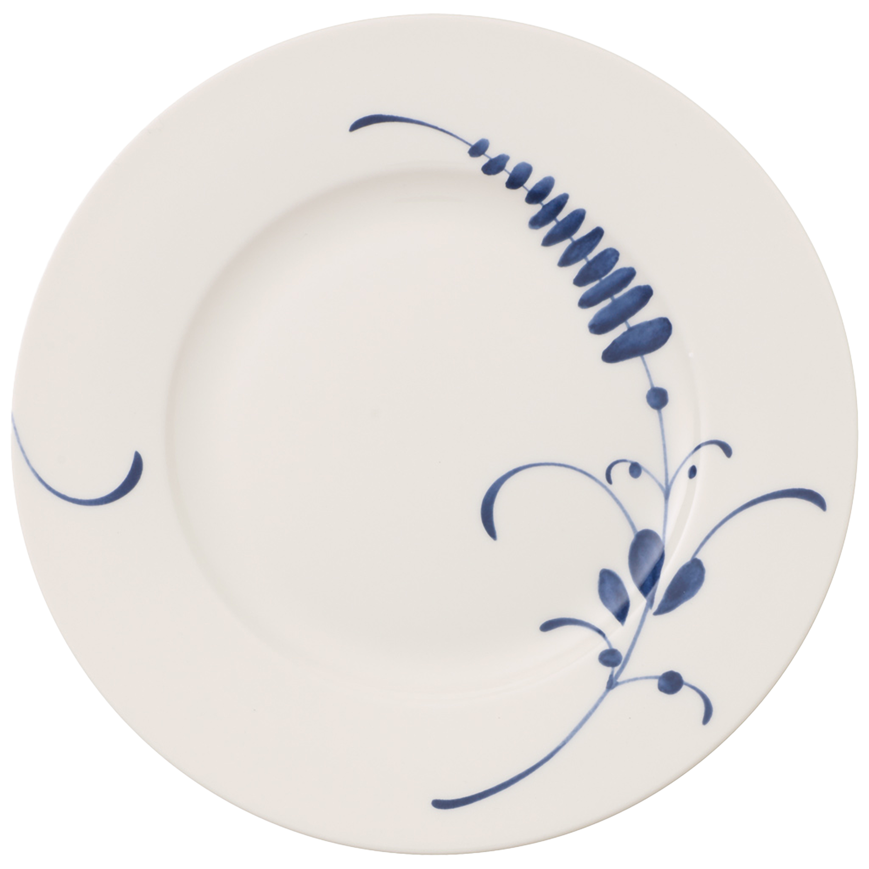 Vieux Luxembourg Appetizer and dessert plate White, 8.6'', Premium Porcelain