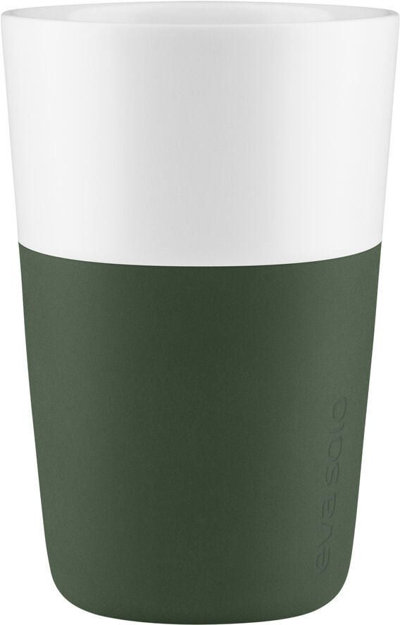 Eva Solo 2 Cafe Latte-krus Emerald green Emerald green