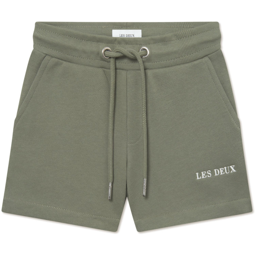 Køb Les Deux Kids Lichen Green Dexter Sweatshorts