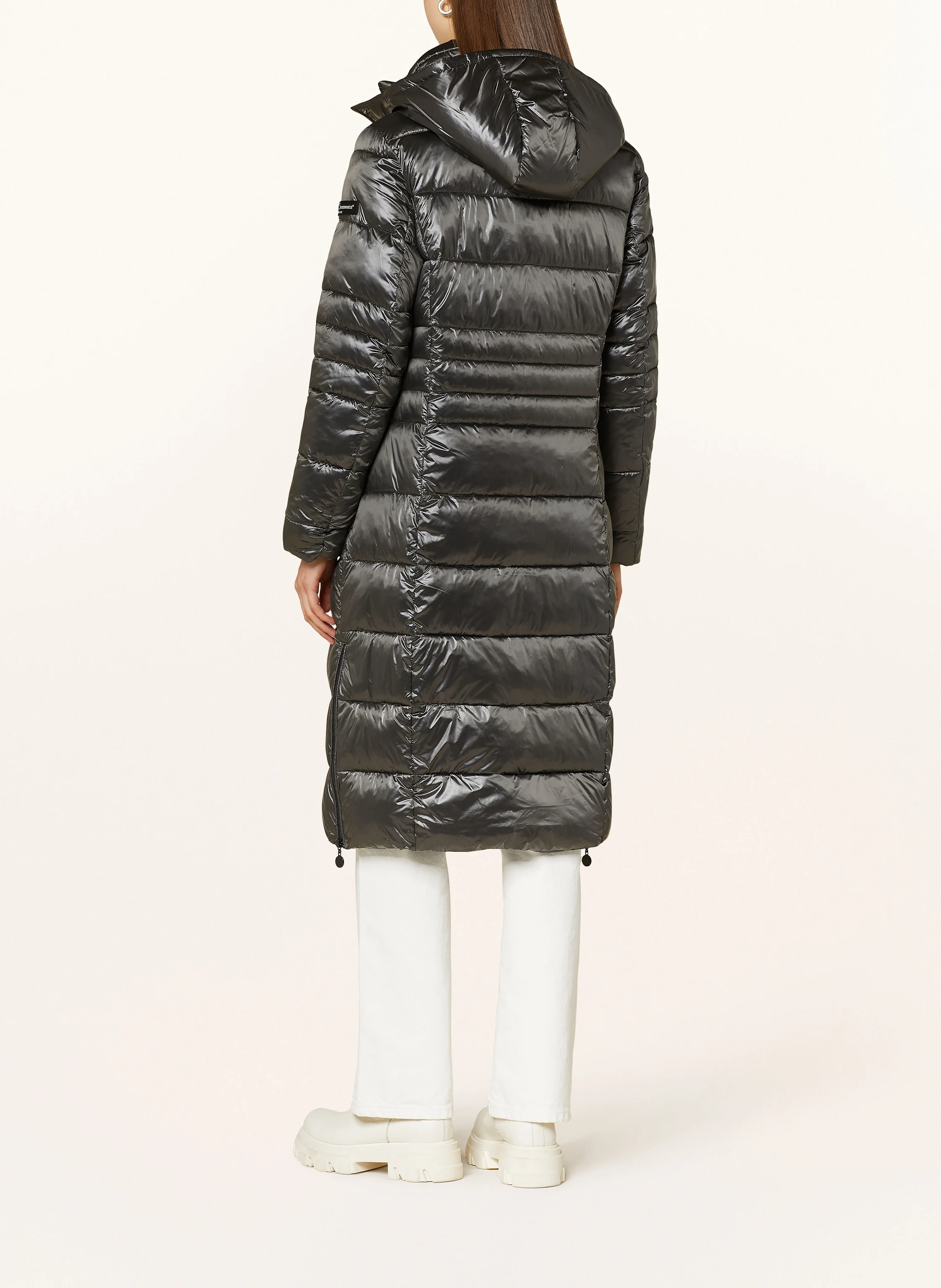 FRIEDA & FREDDIES Steppmantel DALIA LONG2 mit abnehmbarer Kapuze