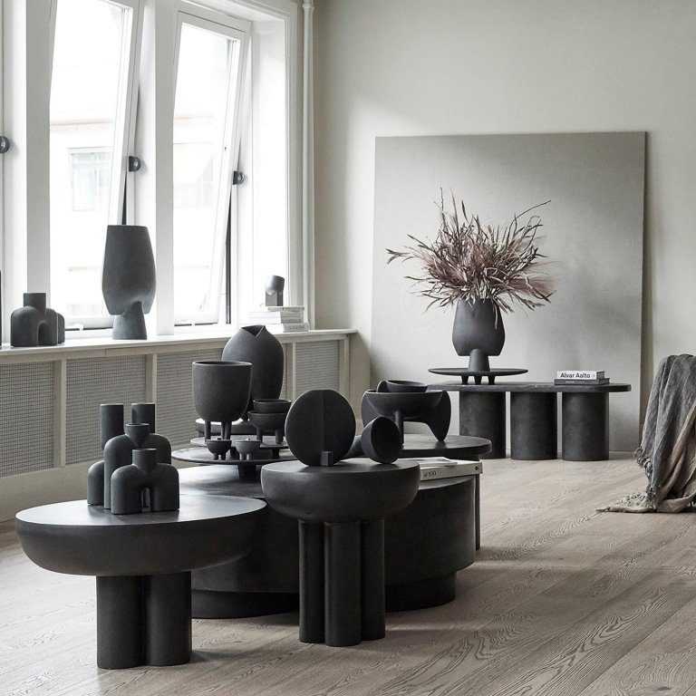 101 Copenhagen Guggenheim Petit vaas black