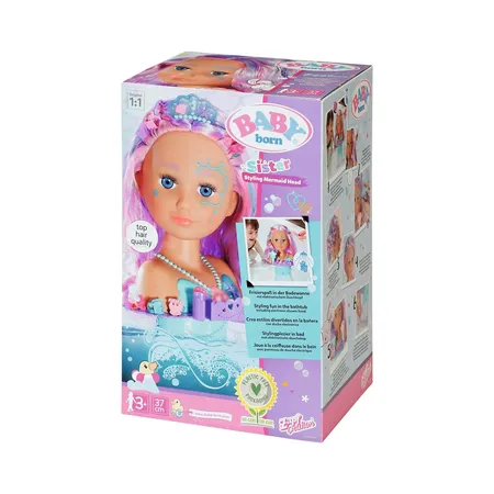 BABY born® Sister Styling Head Meerjungfrau