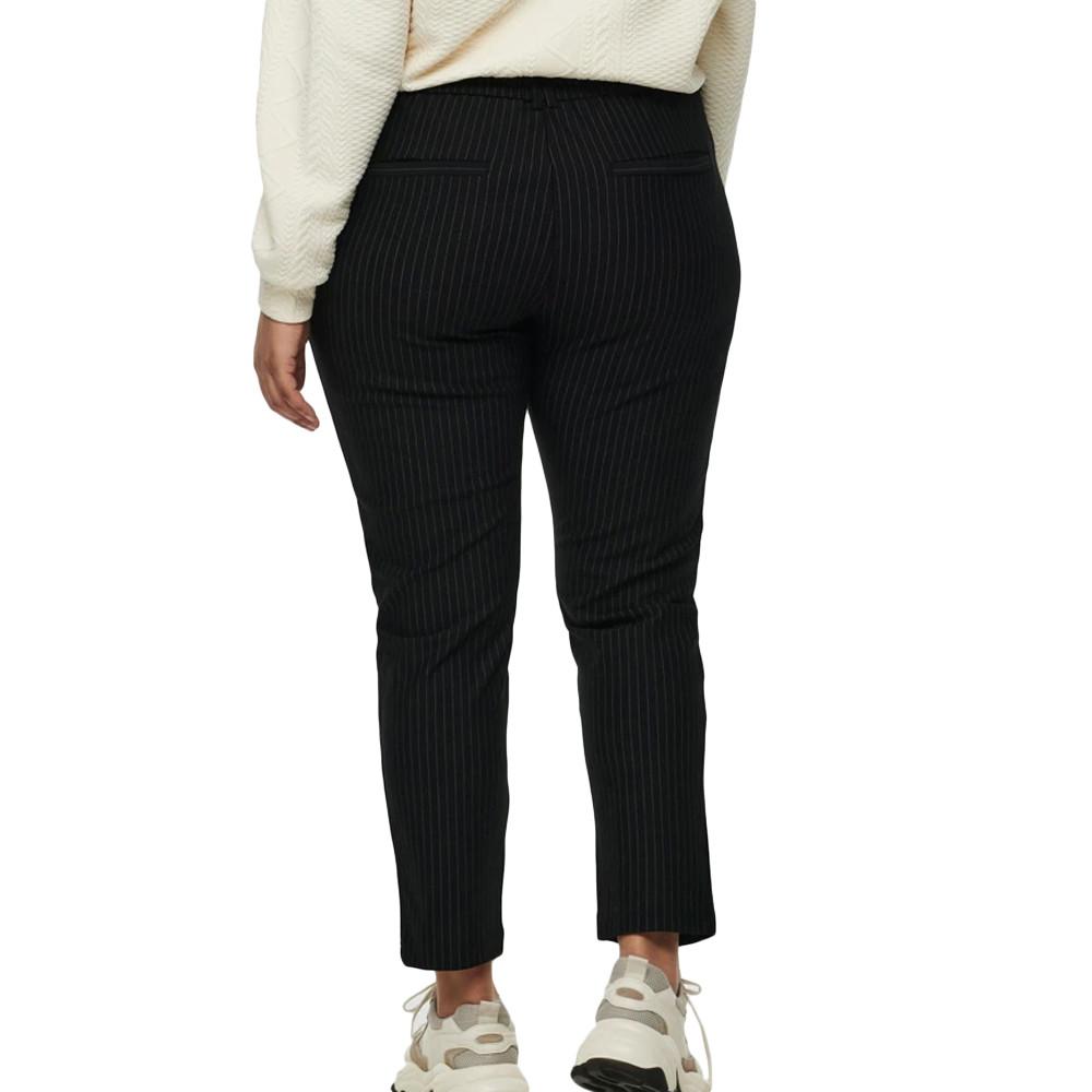 Only Carmakoma Pantalon Marine à rayures femme Only Carmakoma Carkiya