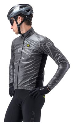 Veste Manches Longues Alé Guscio Noir Réflechissant