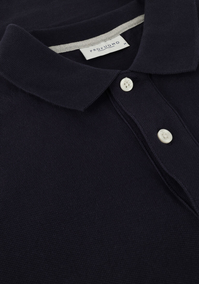PROFUOMO donkerblauwe profuomo polo ppuj10039