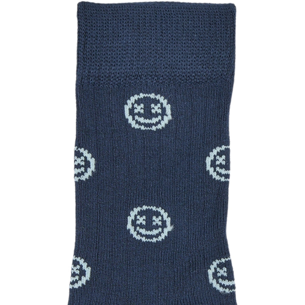 Køb minipop® Navy Blue Mark Bambus Strømpe
