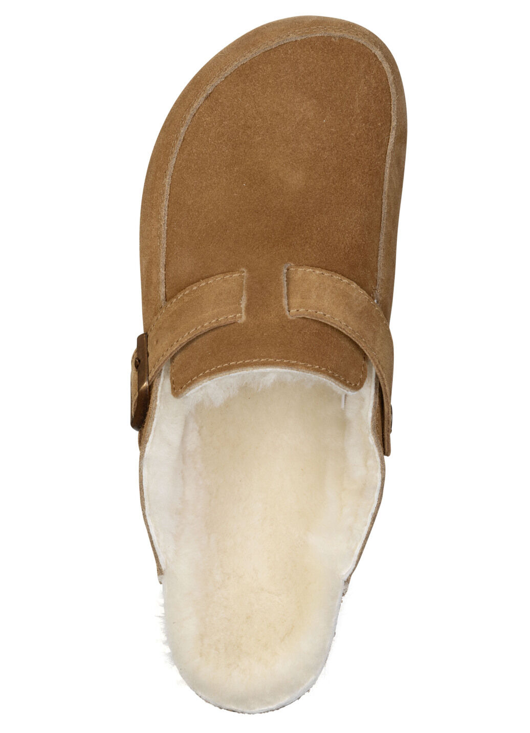 Gefütterte Herren-Clogs, mit Lammfell