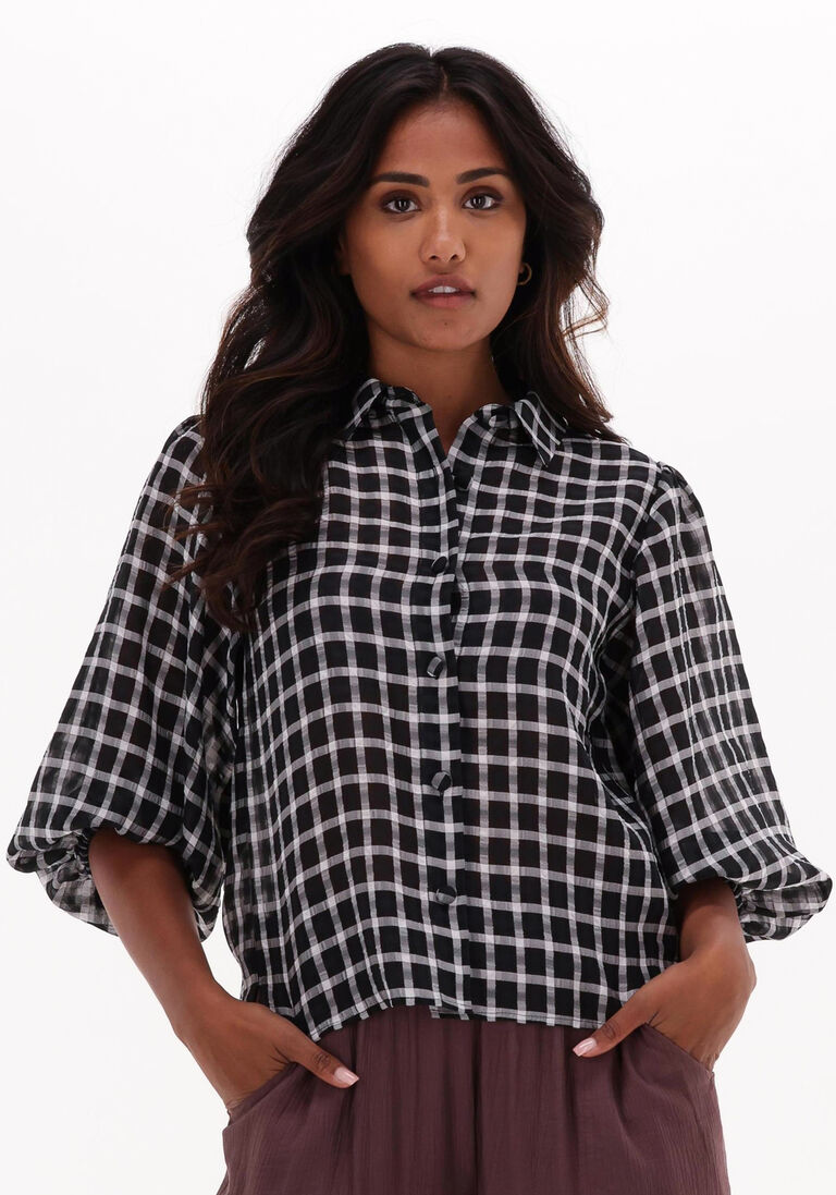 CATWALK JUNKIE zwarte catwalk junkie blouse bl naomie