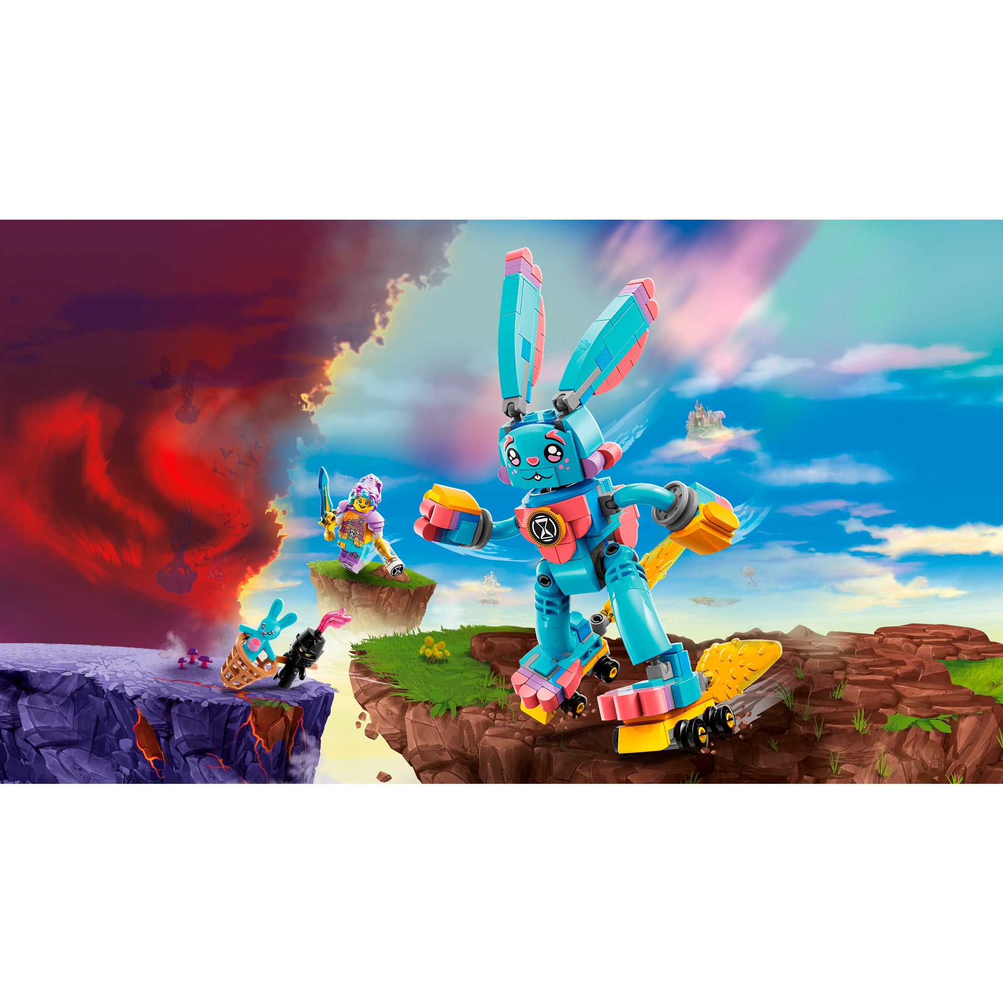 LEGO Konstruktionsspielzeug DREAMZzz Izzie und ihr Hase Bunchu