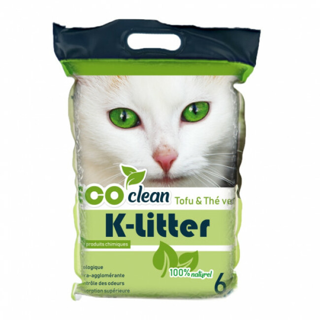 Litière Tofu végétale K-litter Sac 6 litres