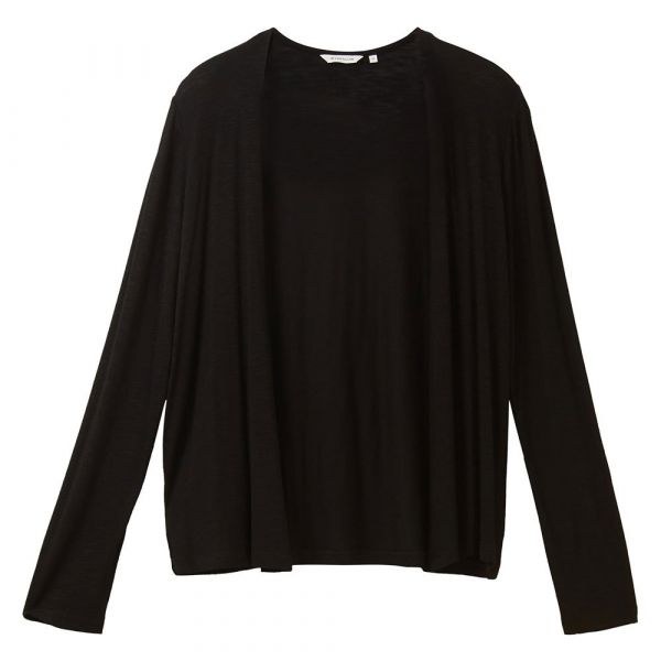 Tom Tailor 1036778 Cardigan Preto 2XL Mulher