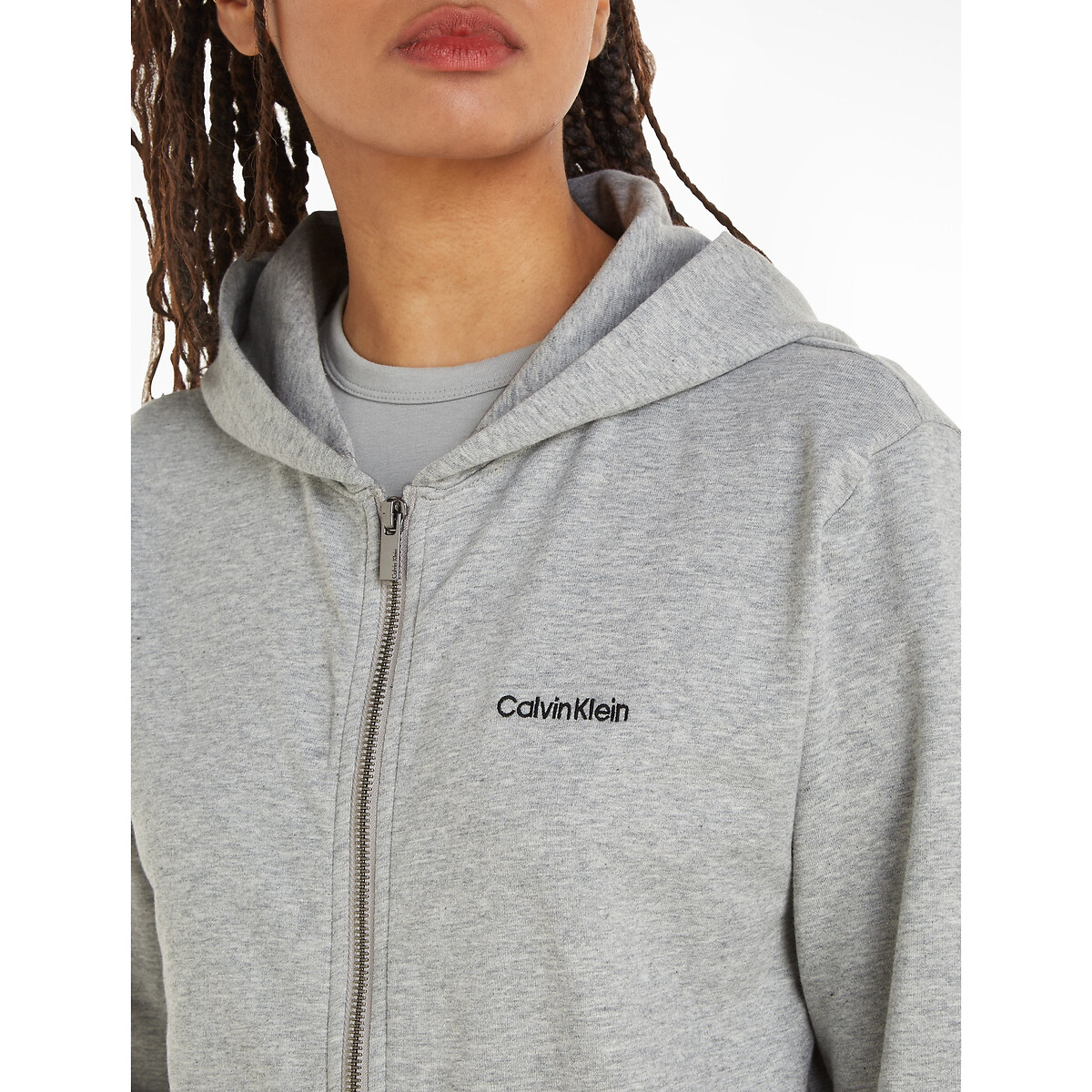 CALVIN KLEIN ROUPAS ÍNTIMAS<br>Moletom com Capuz Algodão Moderno