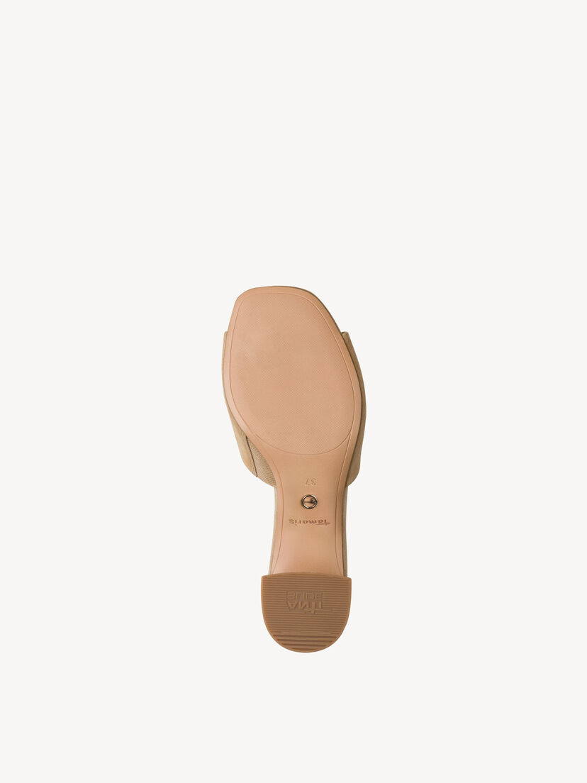 Leren Slipper - beige