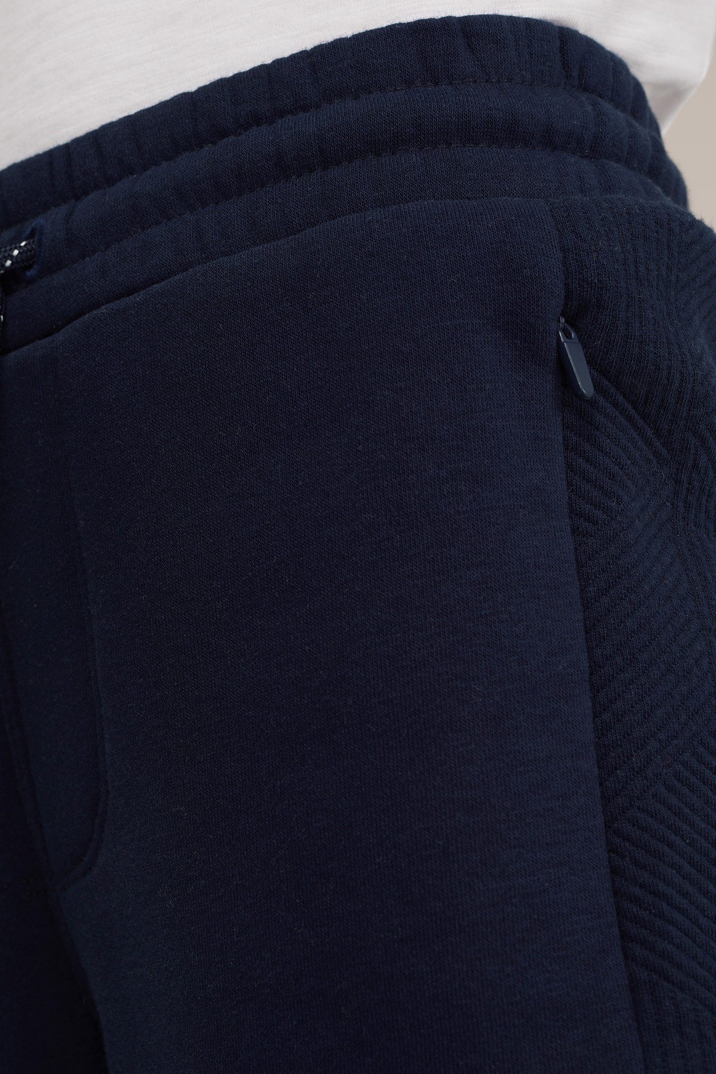 Jongens joggingbroek met tapedetail Blue Ridge Marineblauw