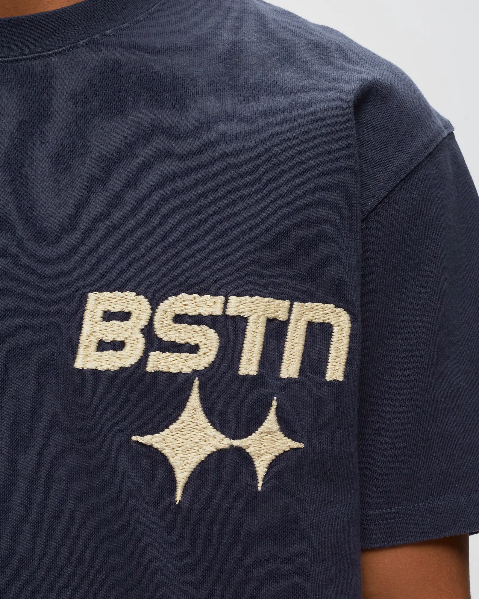 BSTN Brand Signature Stitching Logo Heavyweight Tee