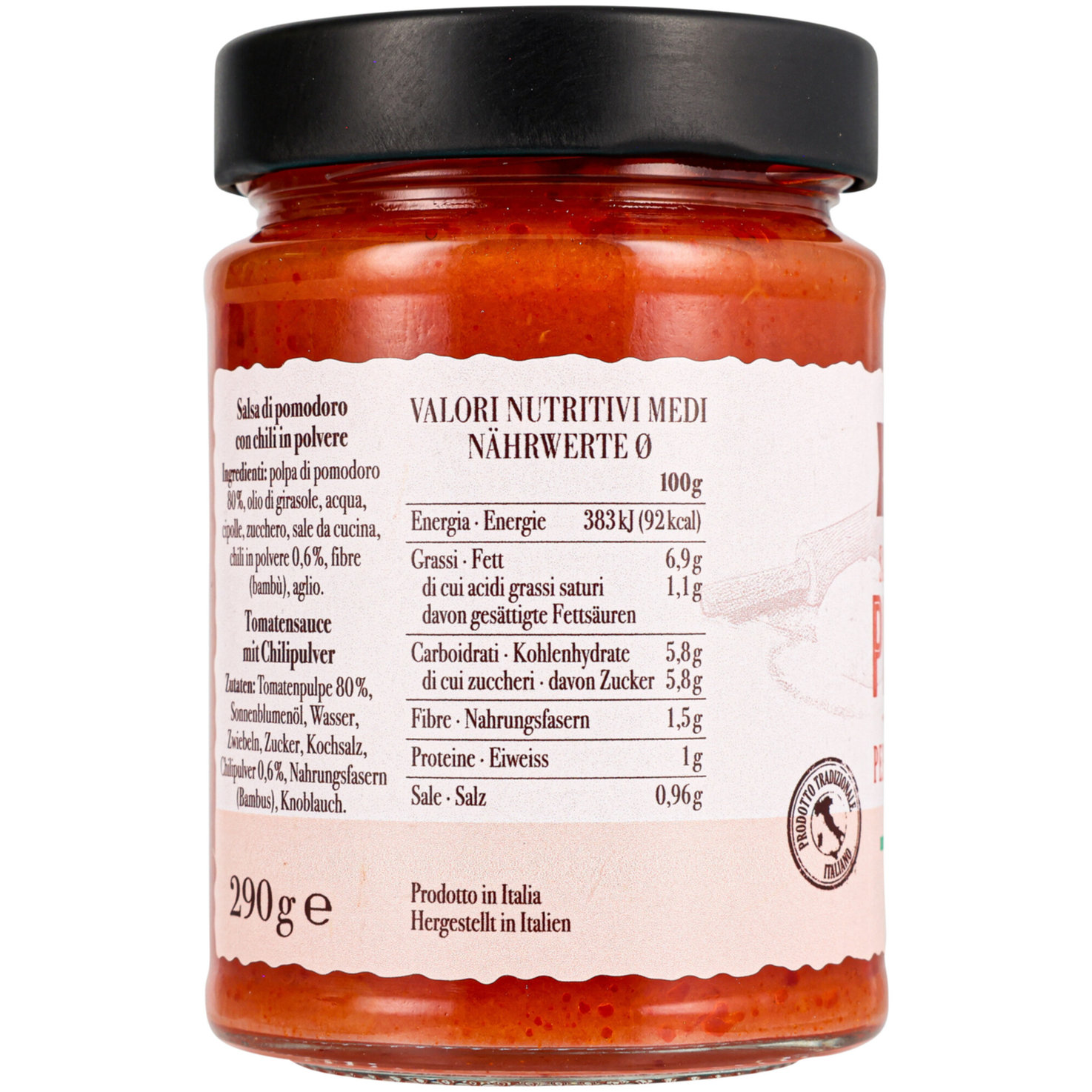 Sapori Pizzasauce Peperoncino