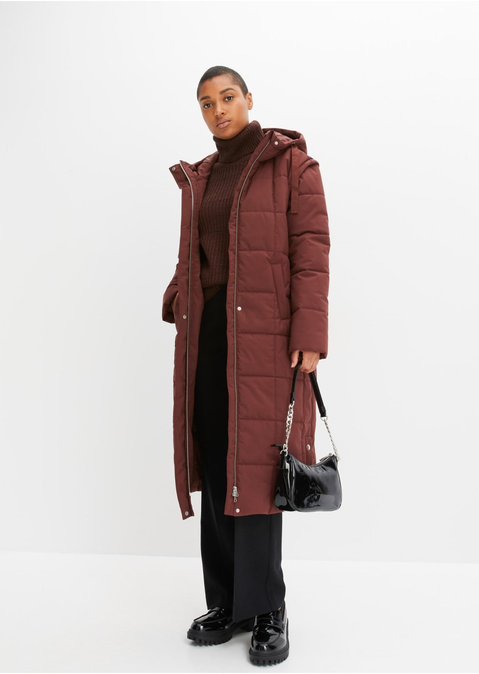 Manteau matelassé 2 en 1 avec manches amovibles