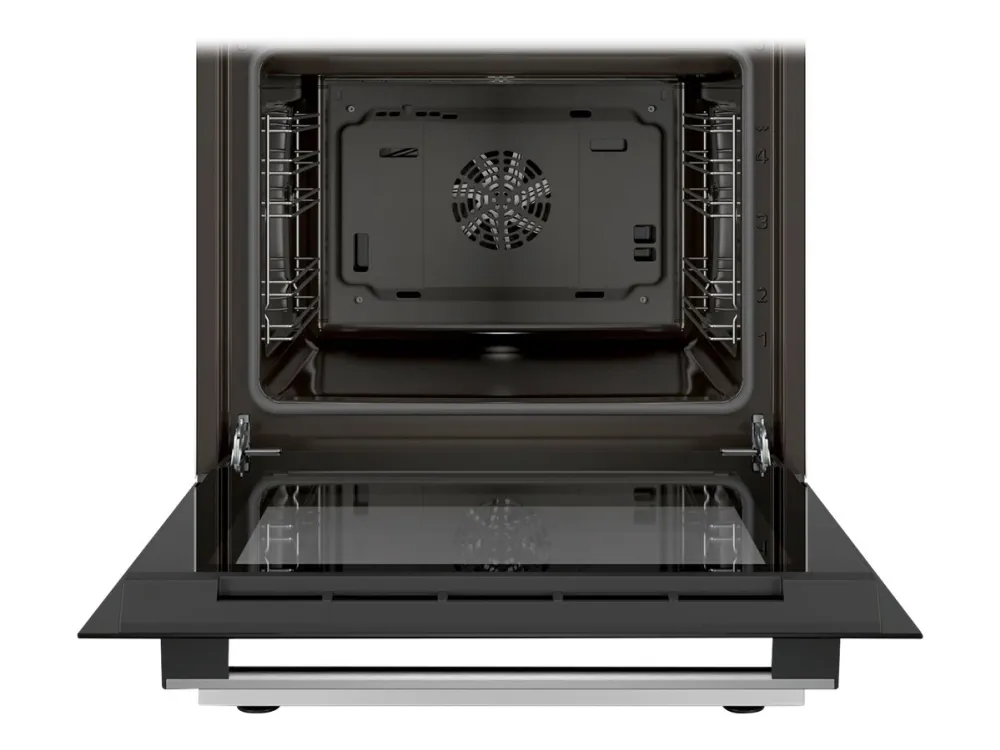 Bosch Serie | 4 HKN31A020U - Komfur - fritstående - bredde: 60 cm - dybde: 60 cm - højde: 90 cm - med selv-rengøring - hvid