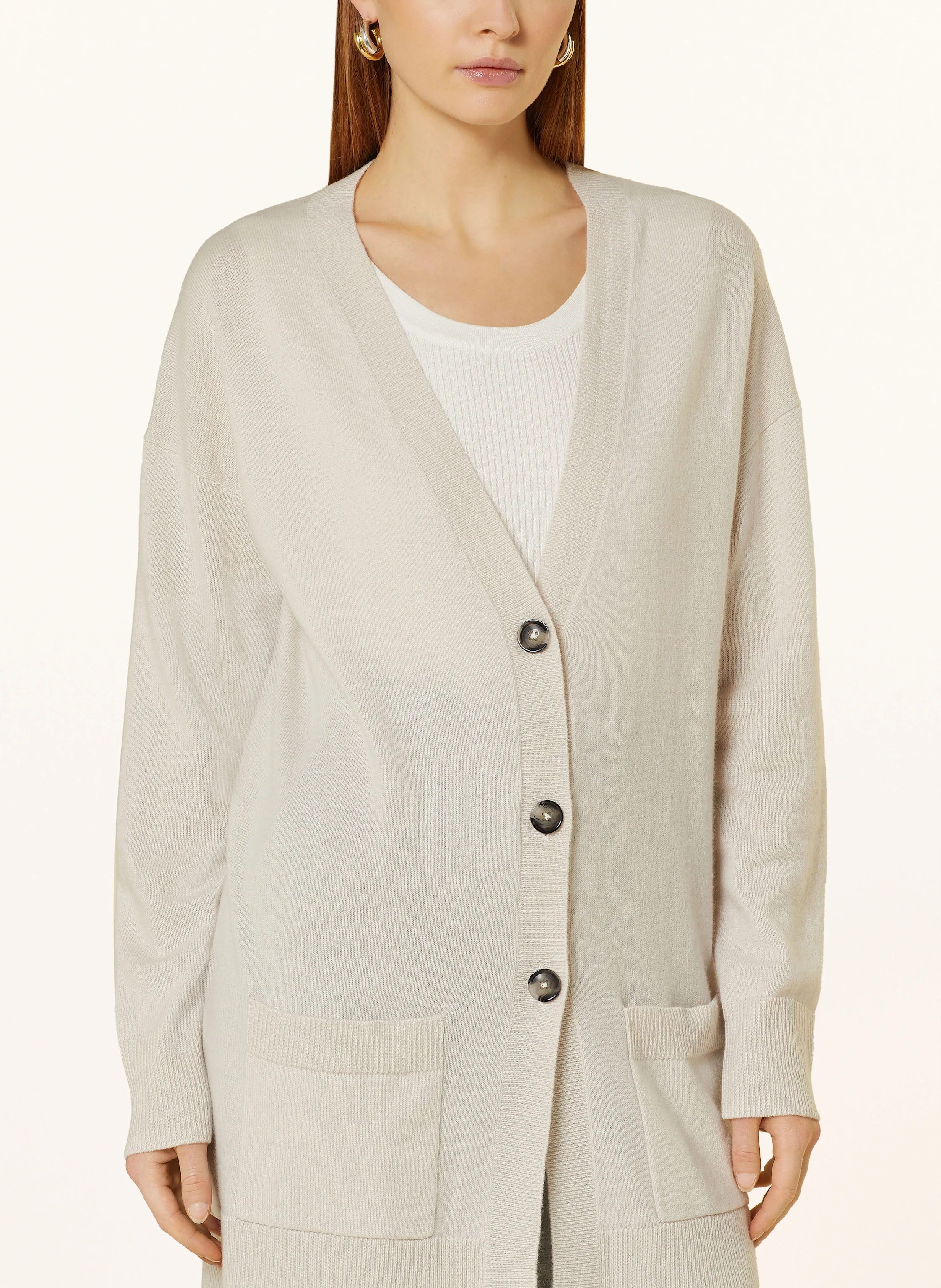 darling harbour Cashmere-Strickjacke