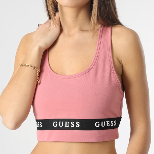 Brassière Femme V2YP12-KABR0 Rose Foncé