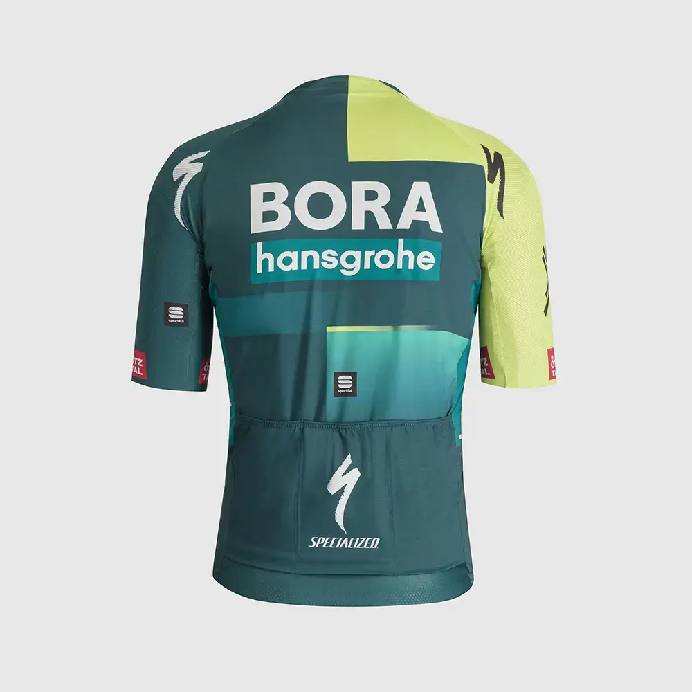 Sportful Team Bora-Hansgrohe Bodyfit Team Fietsshirt Korte Mouwen Groen
