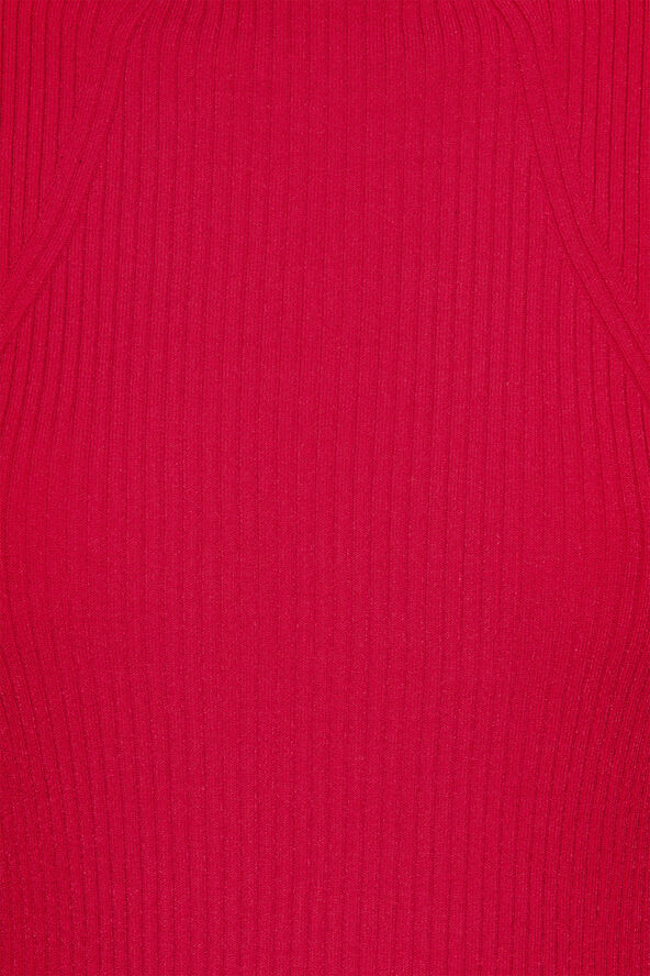 ROTATE Birger Christensen Knit Midi Dress Racing red
