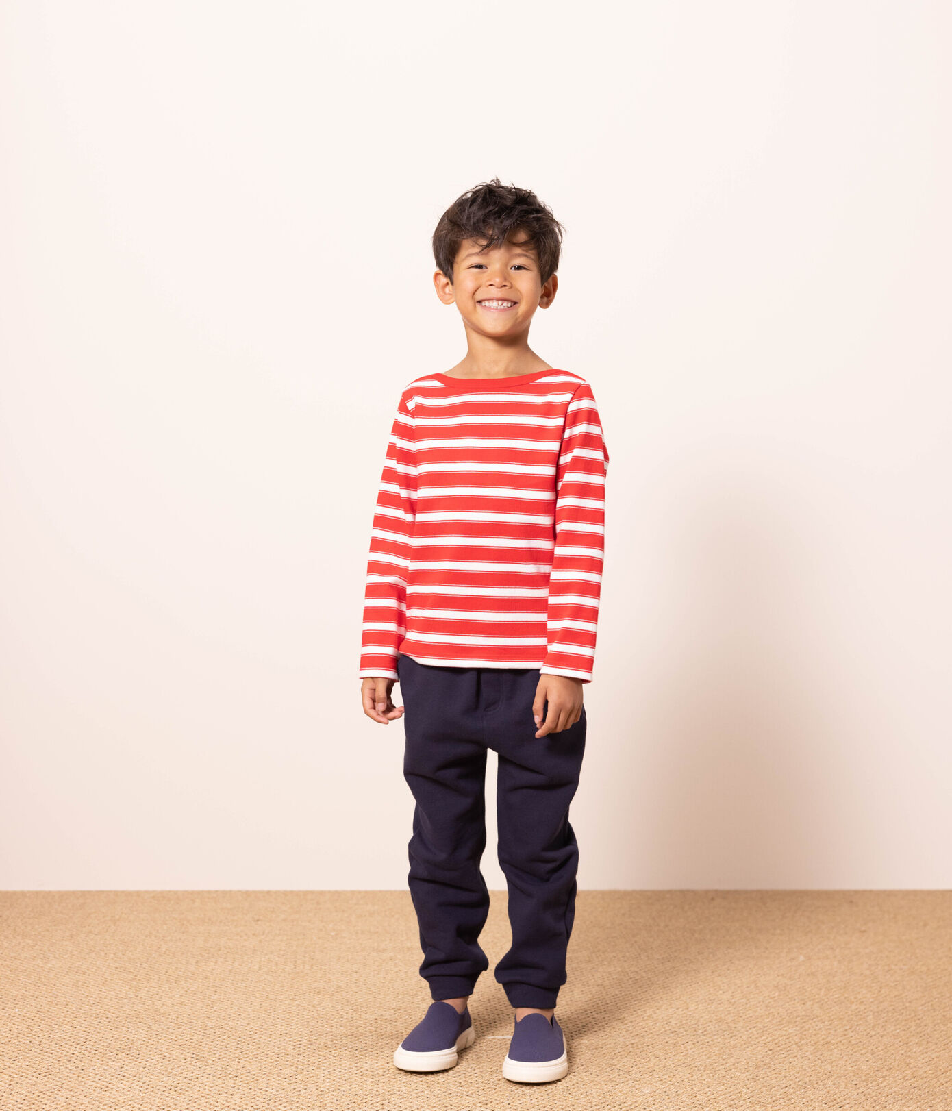 Marinière en coton épais enfant fille / garçon