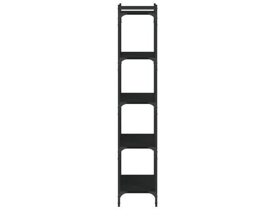 VIDAXL - Bibliothèque à 5 niveaux noir 60x30x154 cm bois d'ingénierie