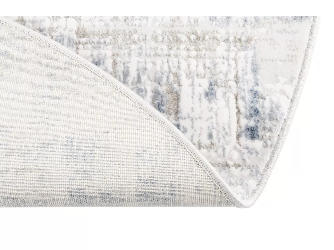 Tapis 125x125 Bleu Davos Excellence
