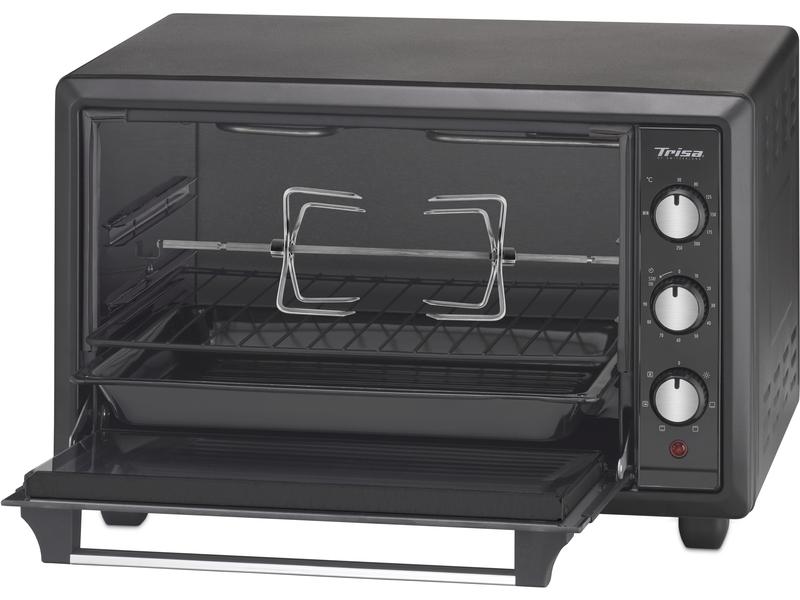 Trisa Backofen Forno Gusto 34 l, Schwarz Kleinbackofen