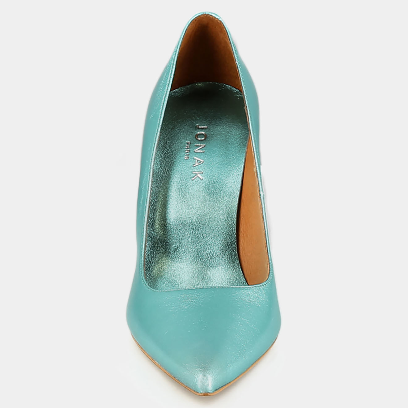 Jonak Escarpins en Cuir Dabate turquoise - Talon 10 cm