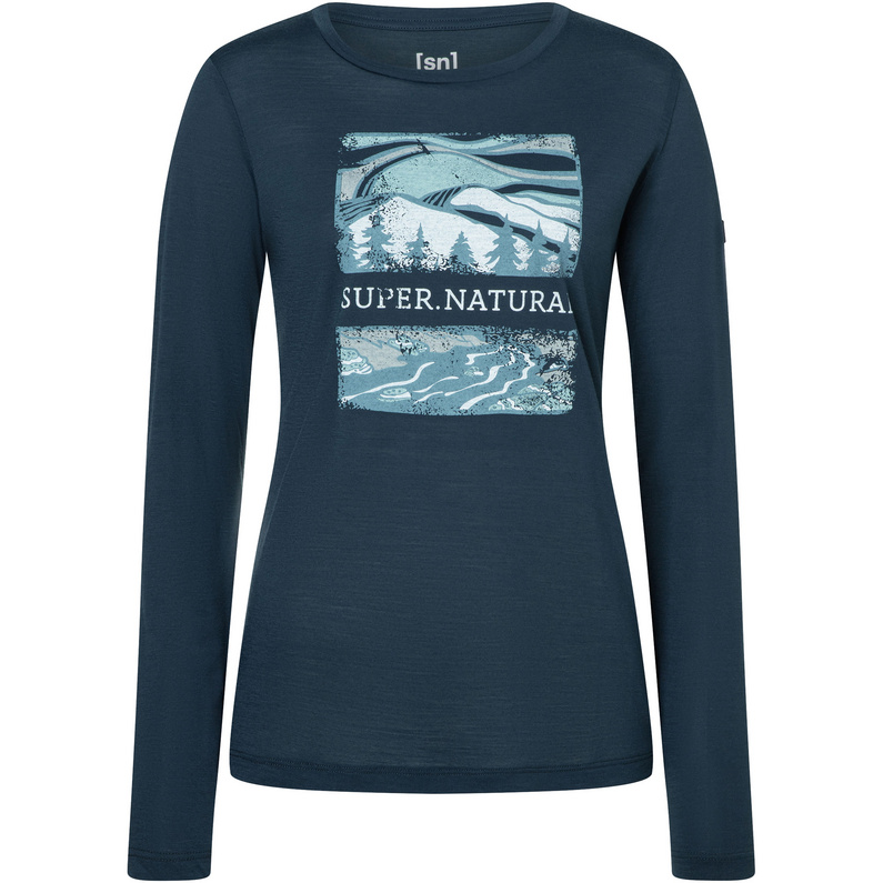 Super.Natural Damen Great Bear River Longsleeve