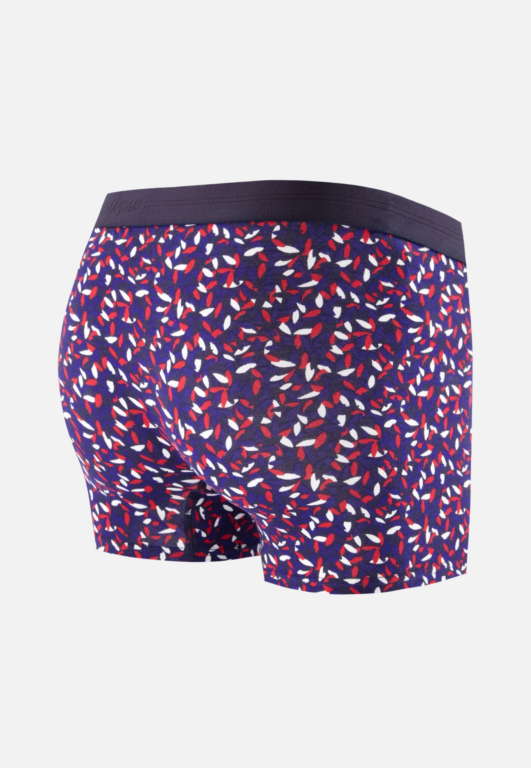 Boxer en coton-Marius Imprimé Gavotte Marine Indigo