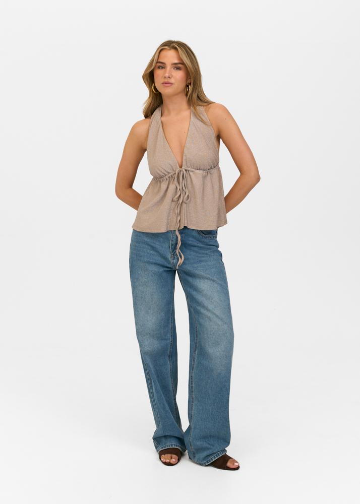 Emma top beige