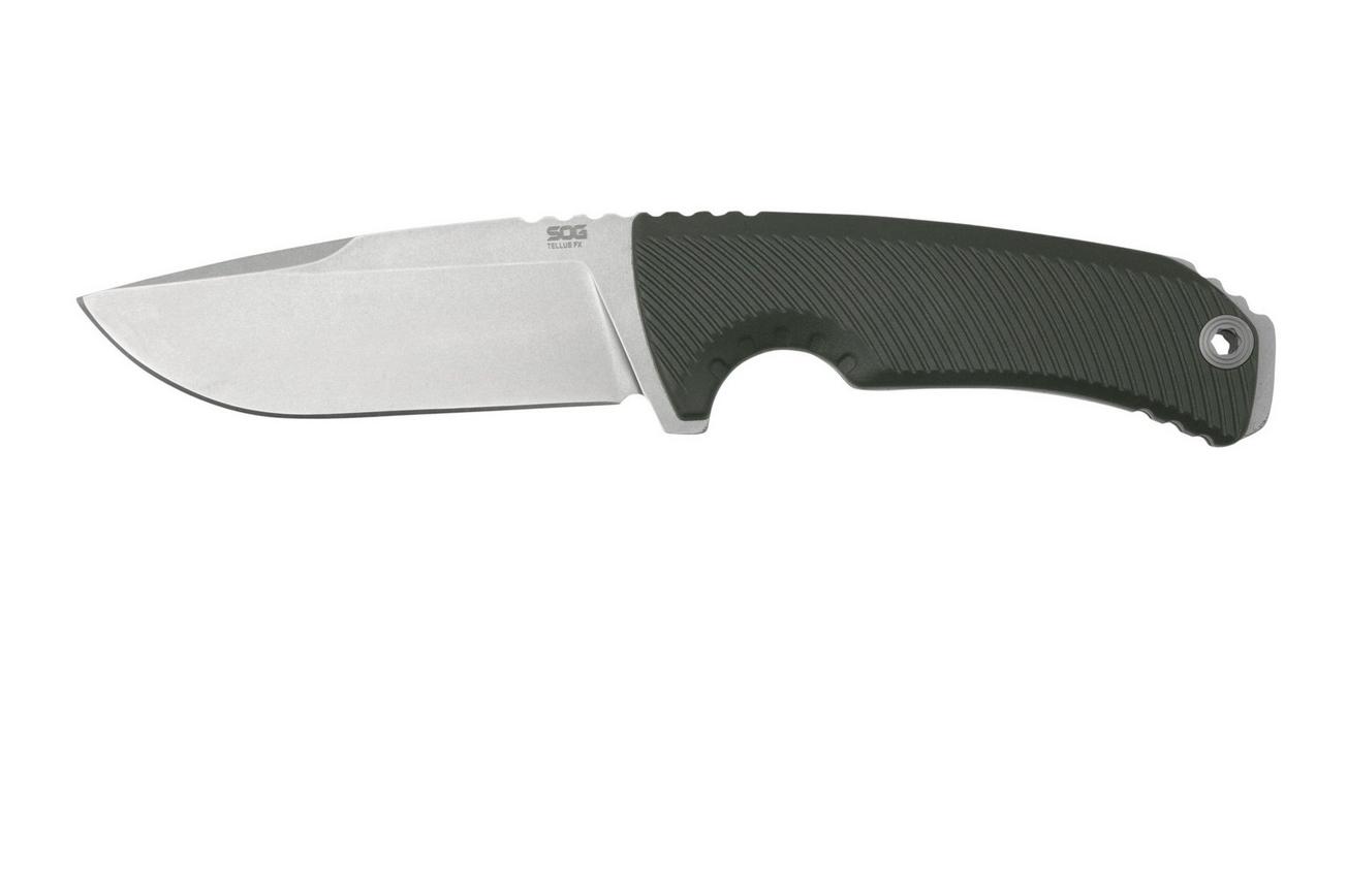 SOG Tellus FX 17-06-01-41 Olive Drab, vaststaand mes