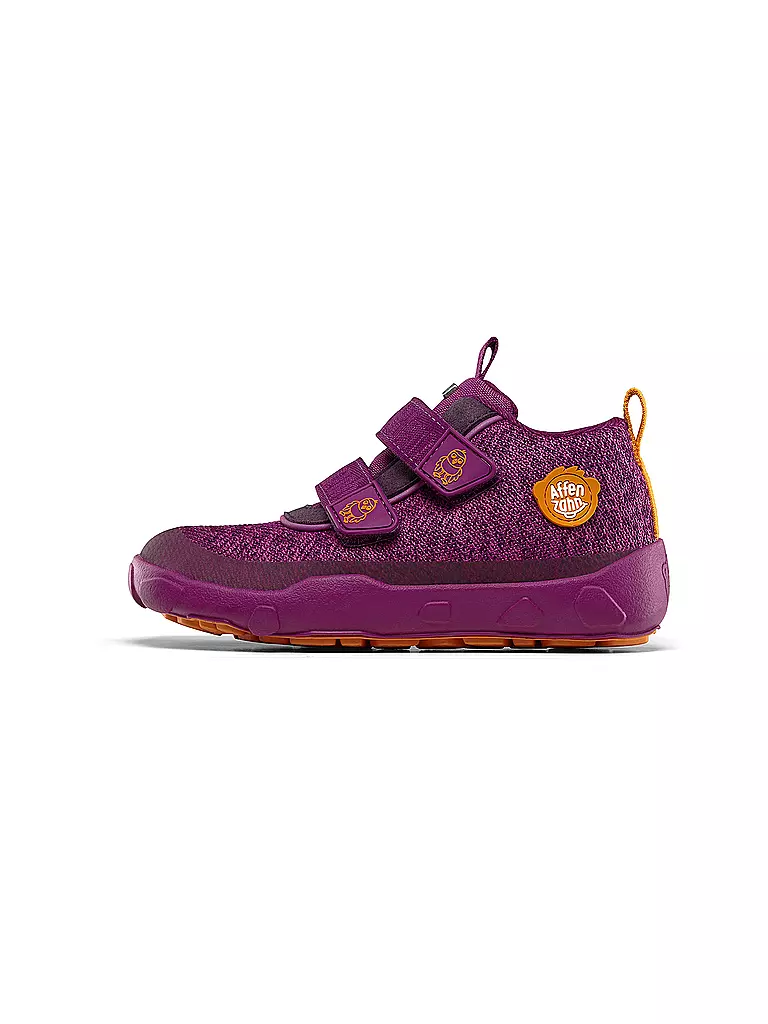 AFFENZAHN Kinder Barfußschuhe - Übergangsschuhe KNIT HAPPY Vogel beere