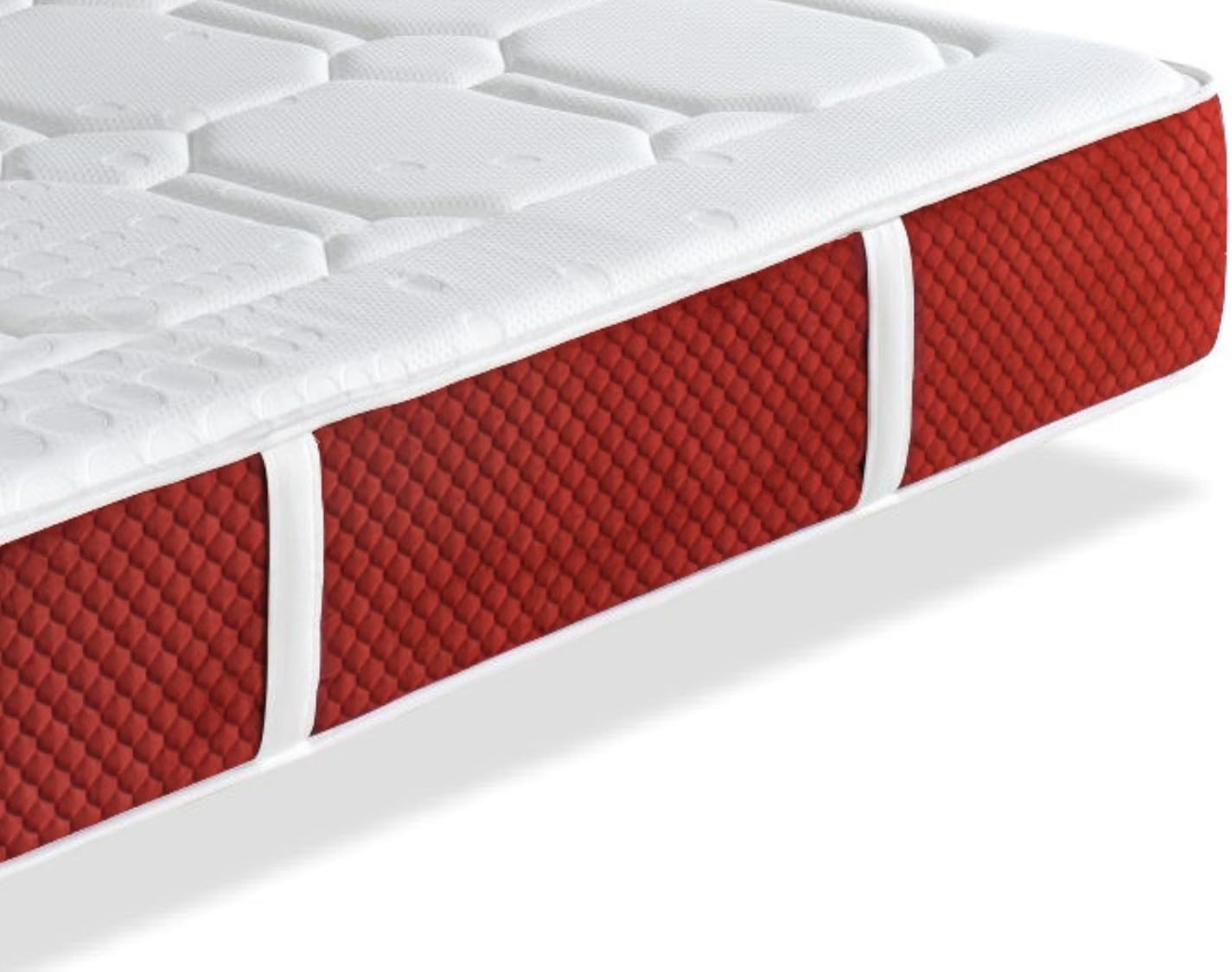 DORMISSIMO Matratze 200X200 Spring Premium, Hohe 30 cm, Taschenfederkern, Viskoelastisch. 7 Komfortzonen