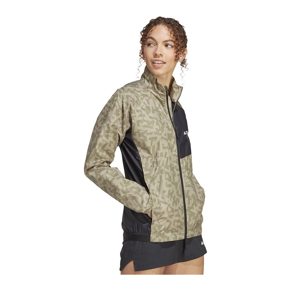 Adidas Performance TRAIL WINDBREAKER - Veste Femme savann/focoli