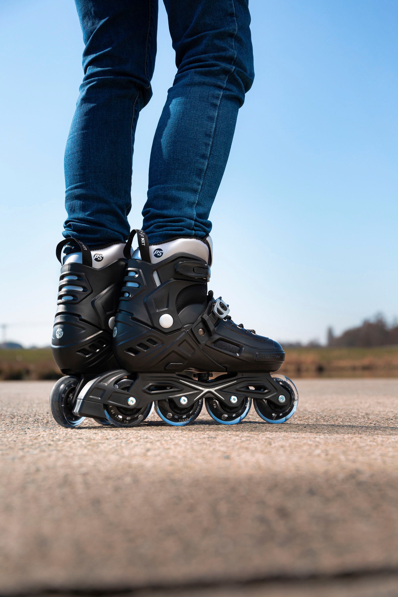 Powerslide Inlineskates »Khaan Junior NXT Black adj.«